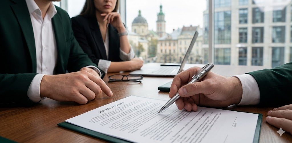 Супровід переговорів та укладання контрактів у Львові O'LAW