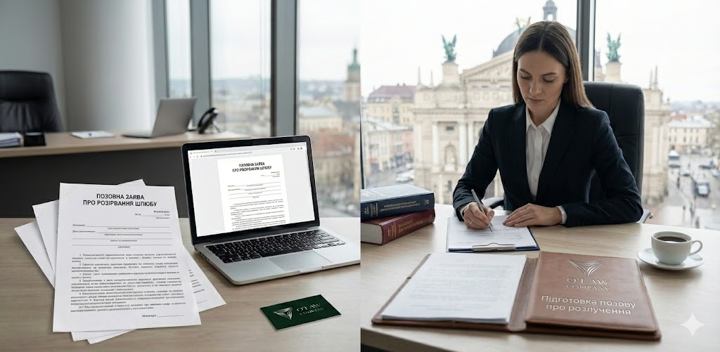 Підготовка позову про розірвання шлюбу у Львові — складання адвокатом O'LAW