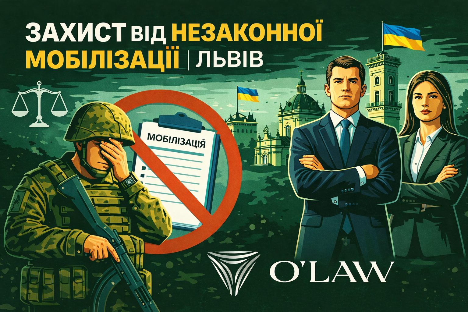 Protection against illegal mobilization Lviv O'LAW