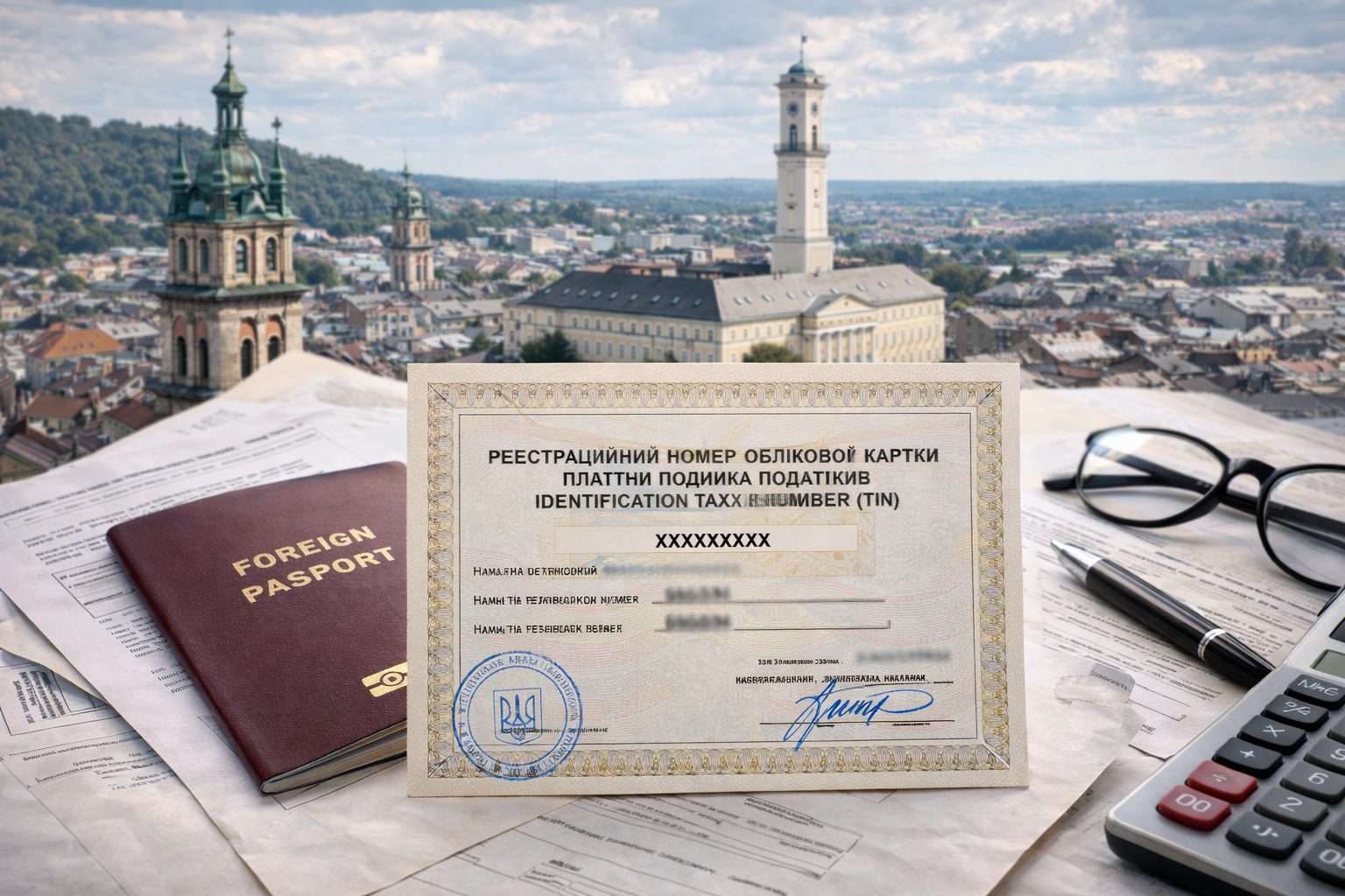 Отримання податкового номера для іноземців Львів