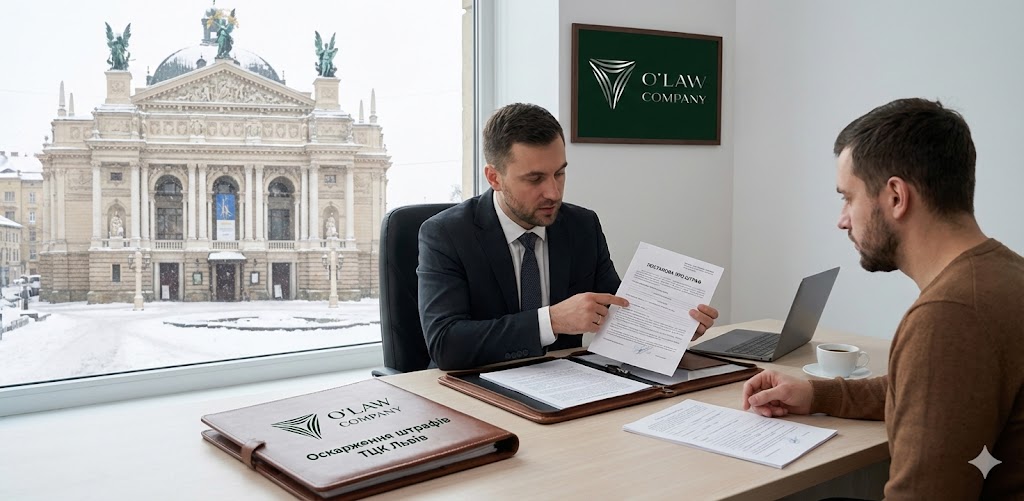 Challenging TCC actions and fines in Lviv, Ukraine — O'LAW military lawyer